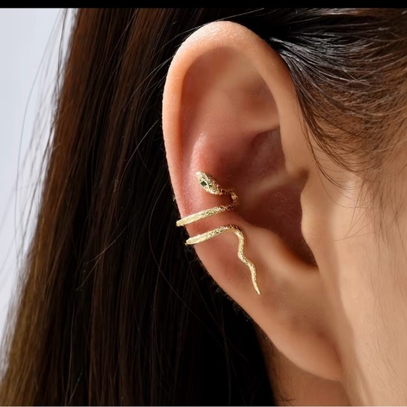 Jewelry - Gold Snake Ear Cuff